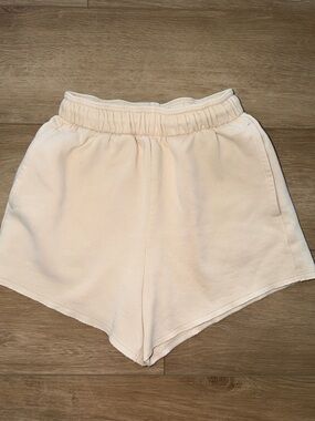 DSG Soft High-Waist Cream Lounge Shorts size xxsmall